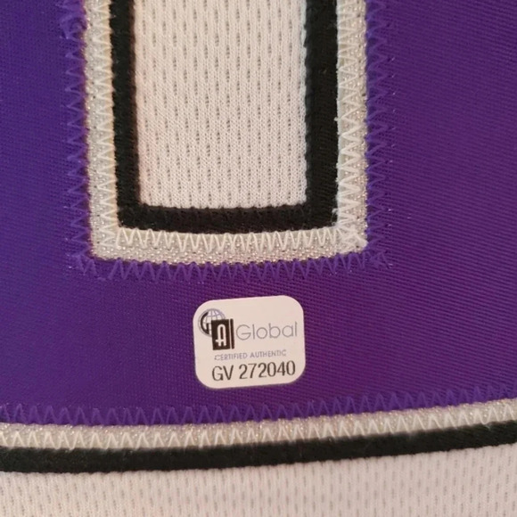 Authentic Autographed NBA Mike Bibby Sacramento Kings Home Jersey #10 - Picture 6 of 7
